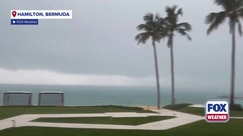 Rain from outer bands of Hurricane Humberto drench Bermuda