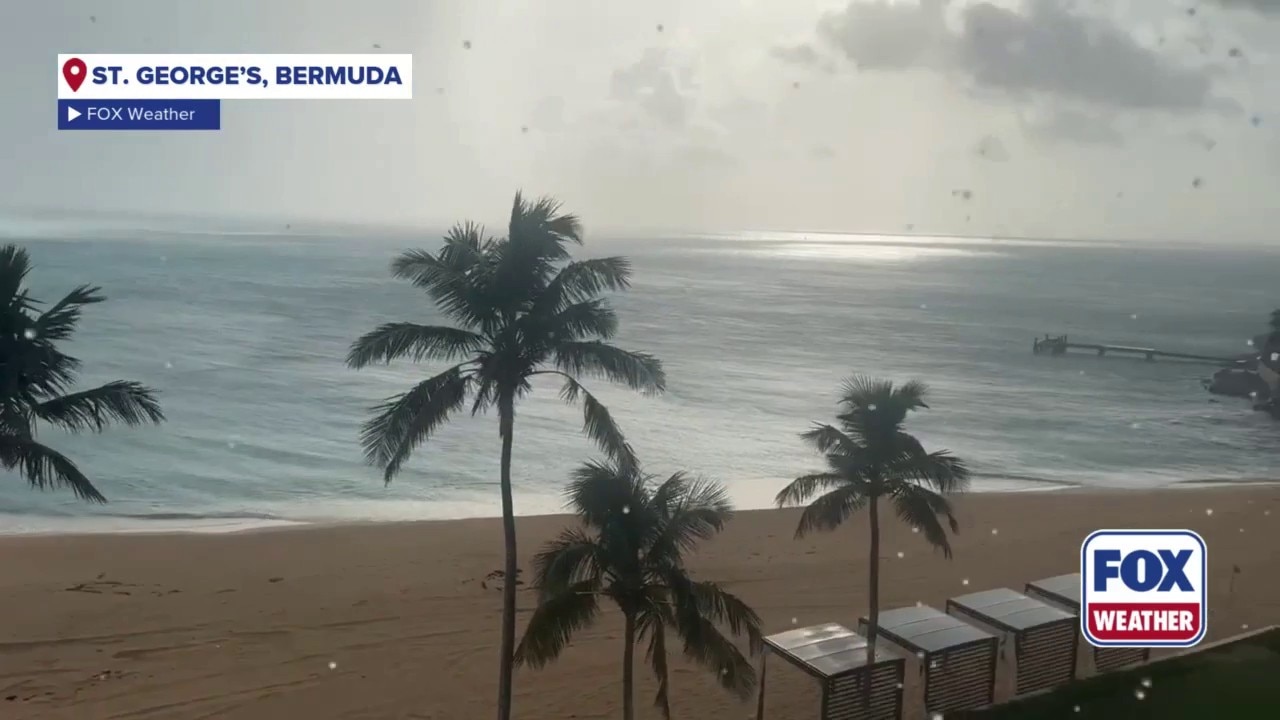 Watch: Rain falls in Bermuda as strengthening Hurricane Imelda approaches