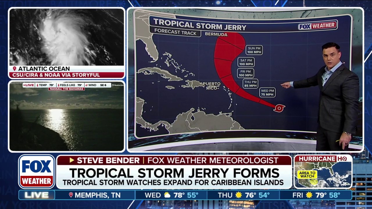 Watch Tropical Storm Jerry Forms - FWX | FOX One