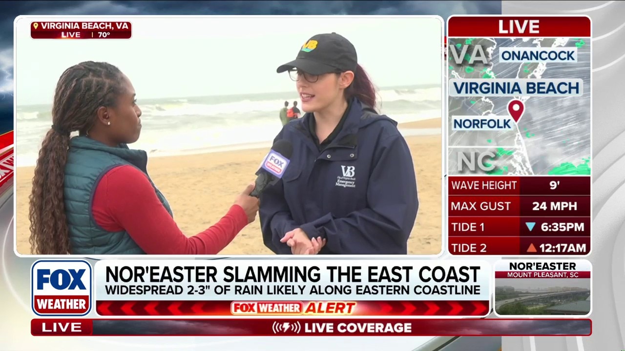 Virginia Beach prepares for powerful Nor'easter 
