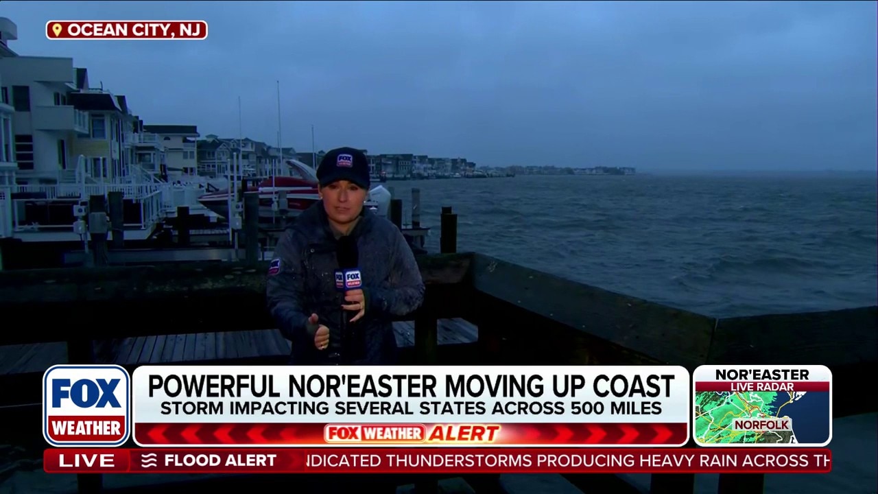 Nor'easter continues to blast parts of New Jersey