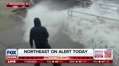 Nor'easter churns up serious waves along New Jersey shore