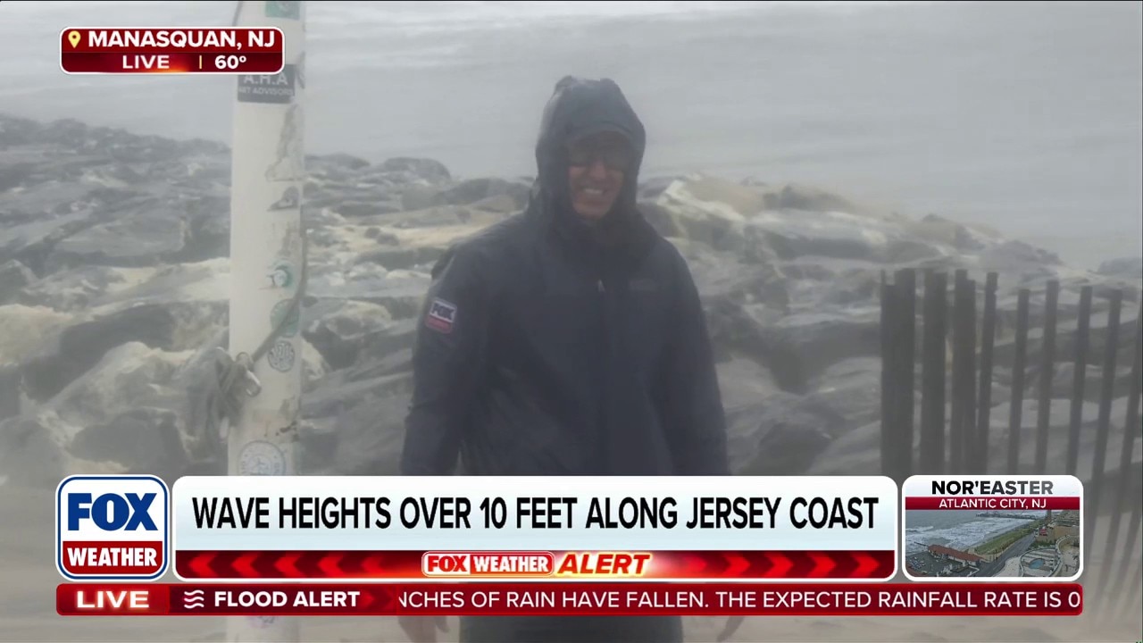 Watch Coastal New Jersey hit hard by the effects of nor'easter Online ...