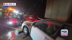 Severe storms cause road flooding in San Jose, California
