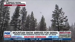 Mountain snow arriving for Palisades Tahoe in Sierra