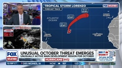 Tropical Storm Lorenzo struggling in Atlantic