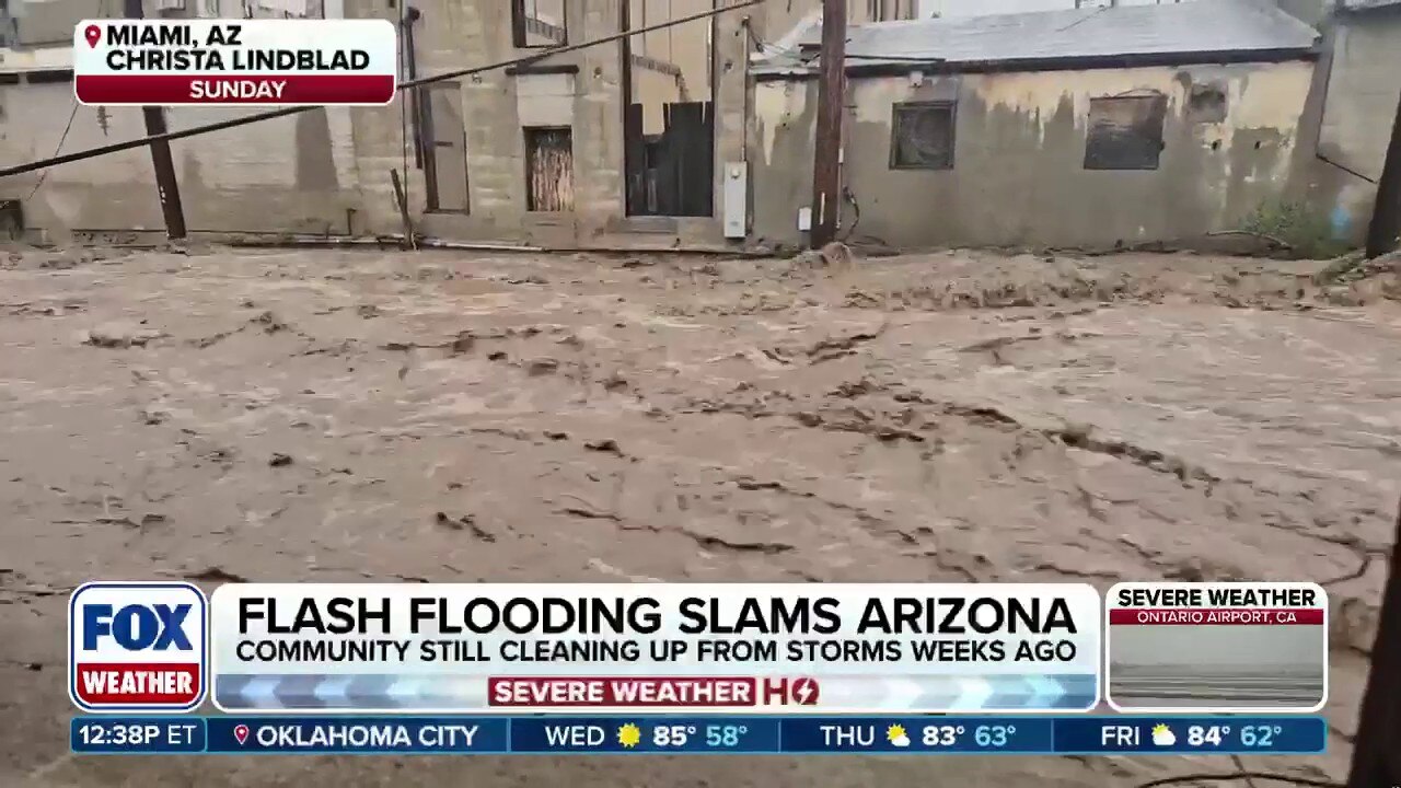 Flash flooding slams parts of Arizona