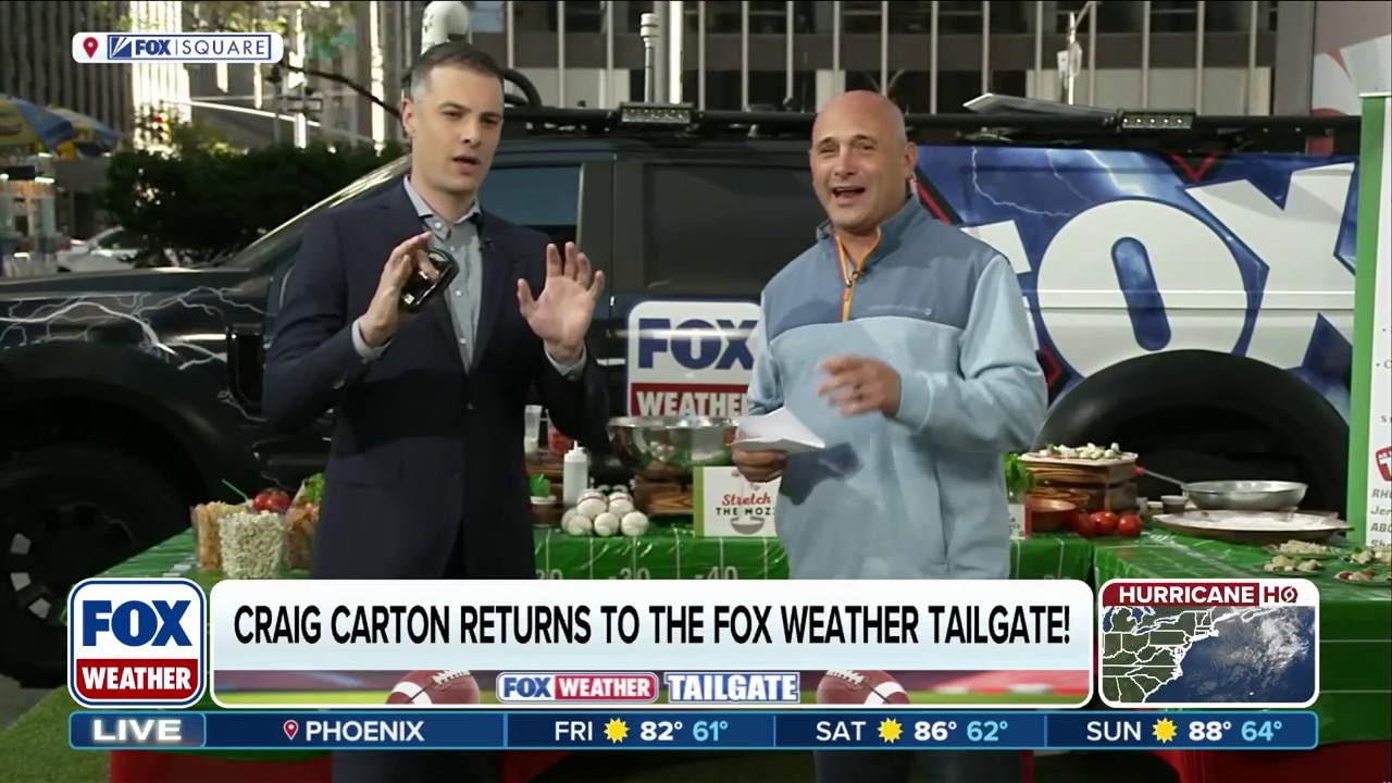 Football and fun at the FOX Weather Tailgate