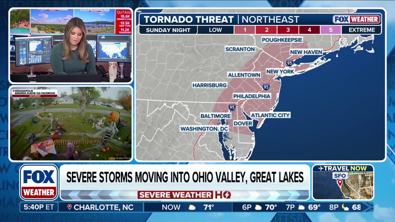 Watch Storms racing into Northeast, bringing heavy rain and gusty winds ...