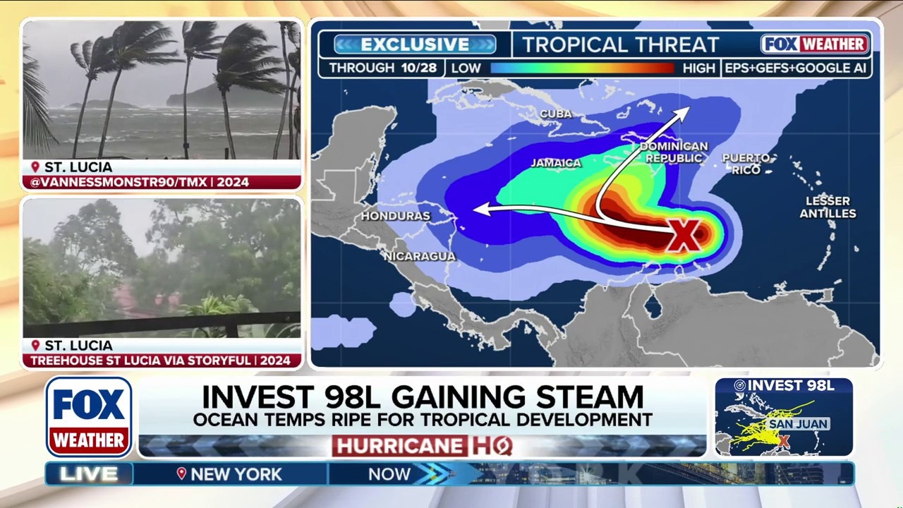 Hurricane Hunters set to investigate Invest 98L as system becomes better organized