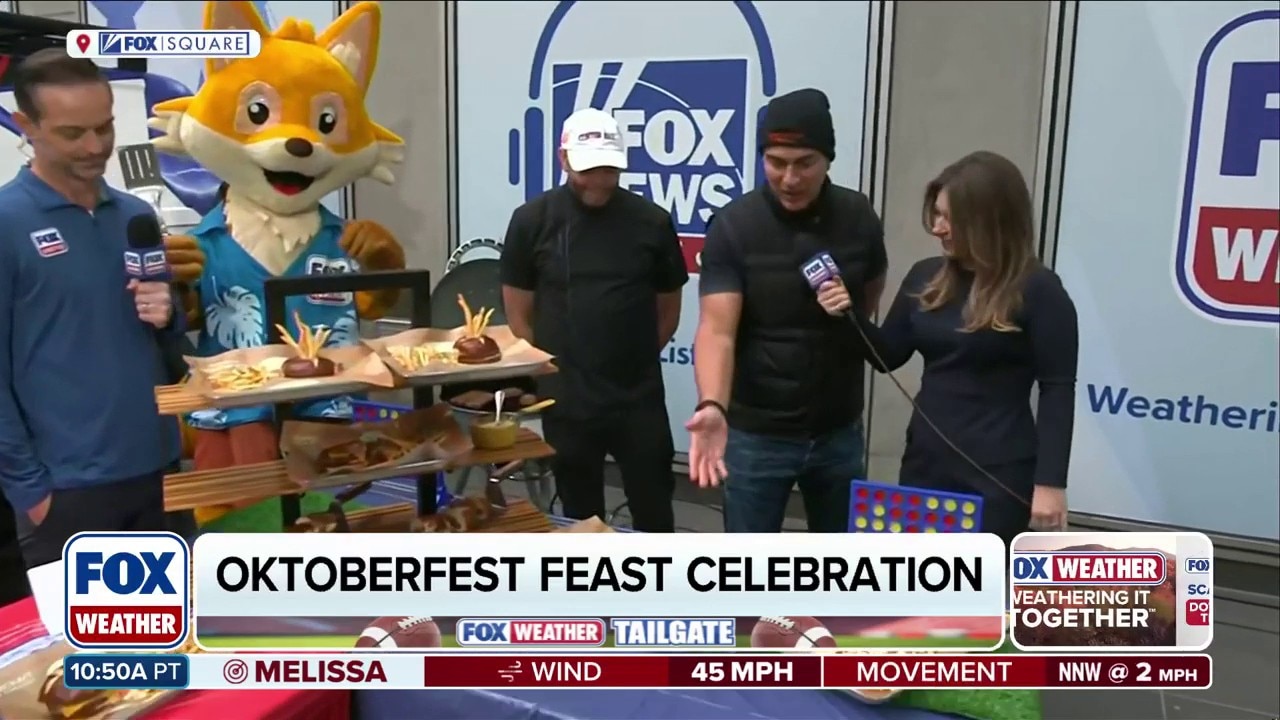 FOX Weather Tailgate: Food, football and fun with Clinton Hall
