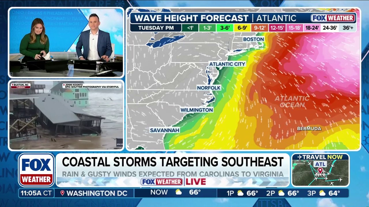 Watch Coastal storm expected to strengthen off U.S. East Coast - FWX ...