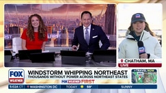 Windstorm whipping the Northeast