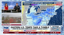 First freeze for Eastern US, arctic plunge will reach the South