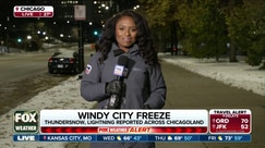 Chicago hit with early winter chill, snow