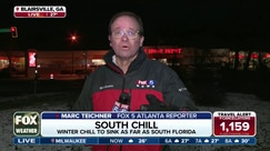 Arctic blast reaches the South as flakes fall across northern Georgia