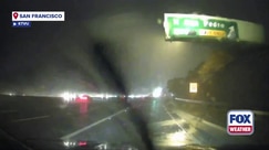 Atmospheric river douses San Francisco morning commute with heavy rain