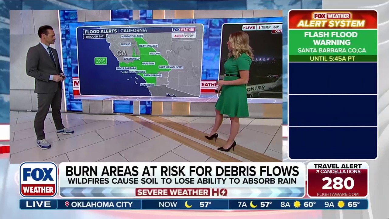  Heavy rain moving in along California coast, causing evacuation orders