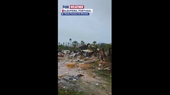 Aftermath of a tornado that ripped through Albufeira, Portugal.