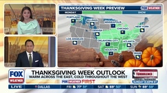 One week out: Storms throughout the country may impact Thanksgiving travel
