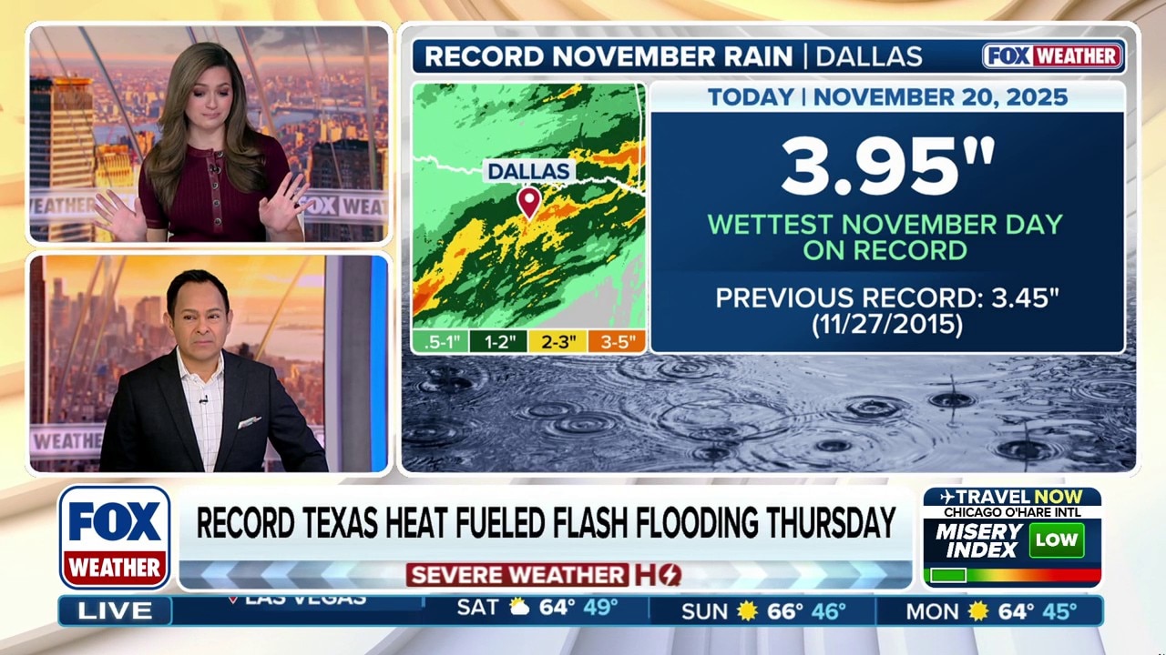 Torrential rain triggers Flash Flood Emergency in Texas Hill Country, Dallas sets rainfall record