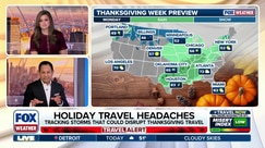 Storms threaten Thanksgiving holiday travel across central and eastern US