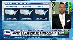 Cold blast ahead of Thanksgiving in the U.S.