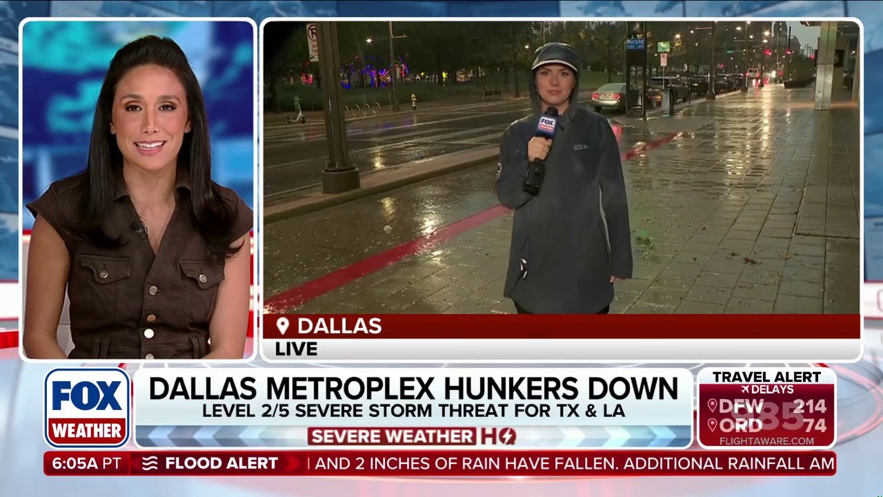 Watch Severe storms snarl Thanksgiving travel at Dallas Fort-Worth ...