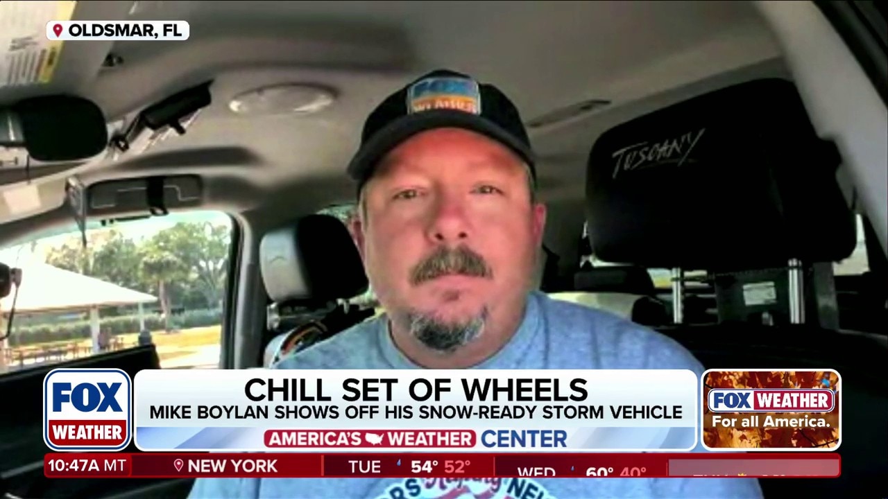 Mike Boylan from Mike's Weather Page Joins FOX Weather Meteorologist Bob Van Dillen to discuss his snow-ready storm vehicle 