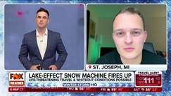 The lake-effect snowstorm impacts some roads in Michigan