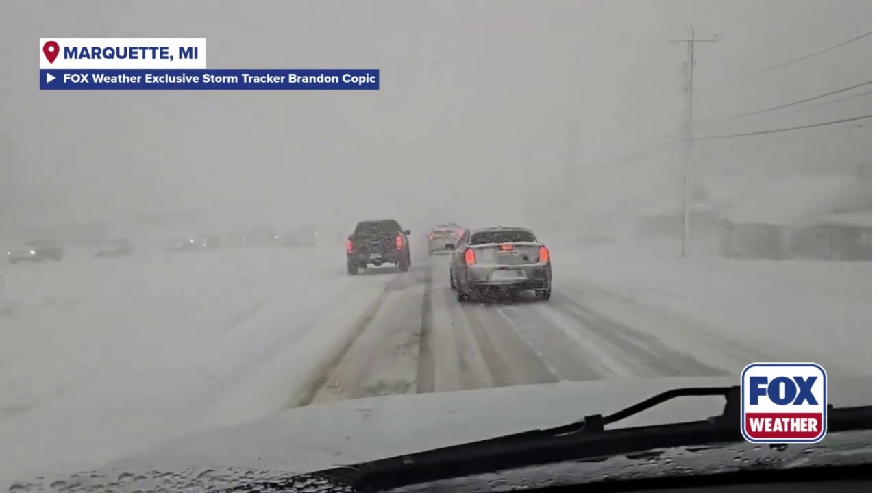 Blizzard-like conditions present along Michigan's Upper Peninsula