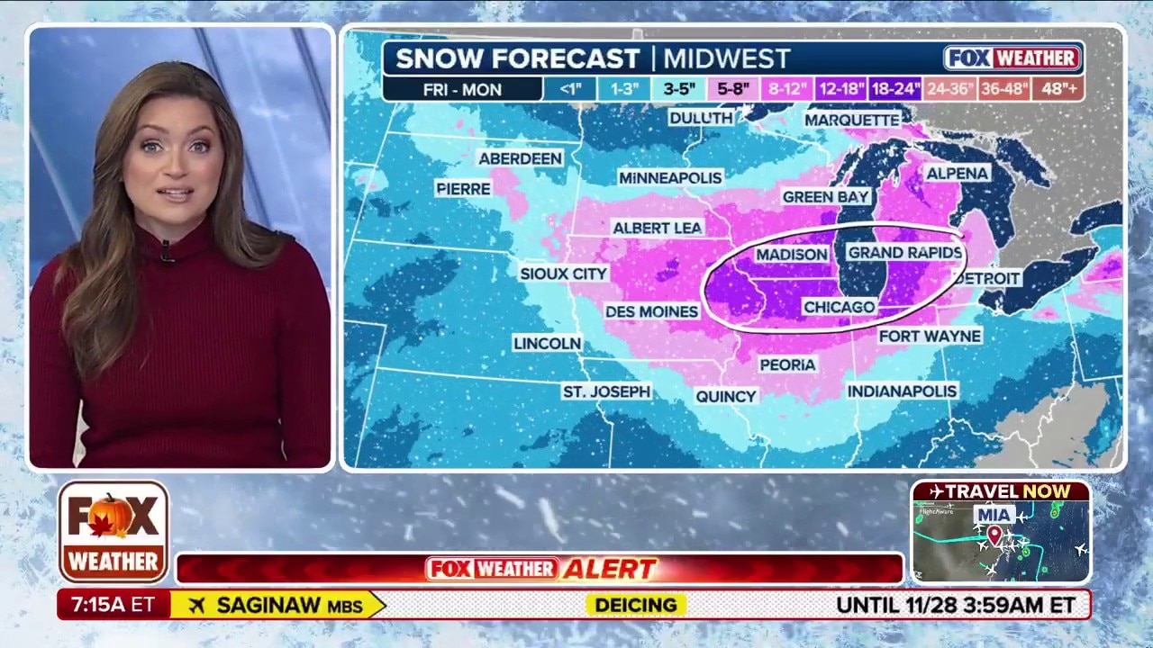Weekend storm to wreak havoc on post-Thanksgiving travel plans this weekend 