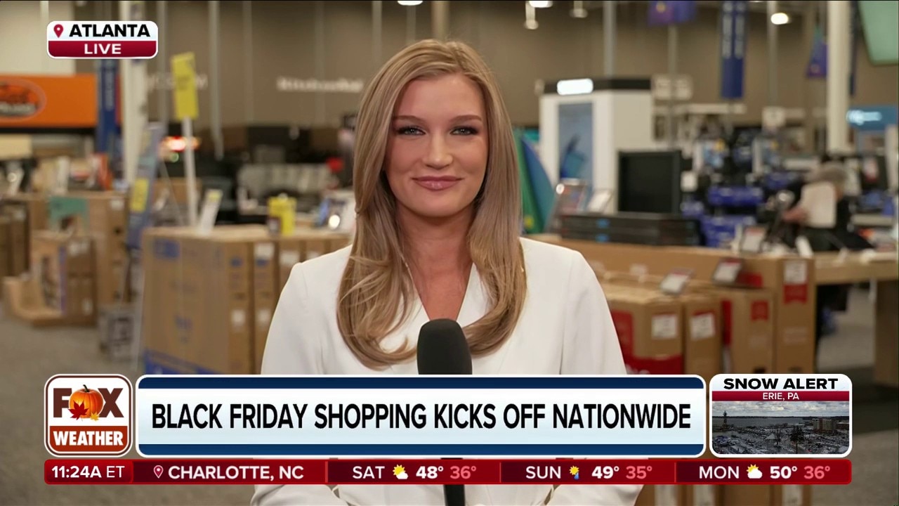 Chilly weather in store for millions doing Black Friday shopping