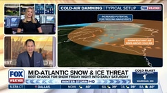 Ice threat loom for mid-Atlantic and Carolinas, as arctic air could create dangerous travel conditions