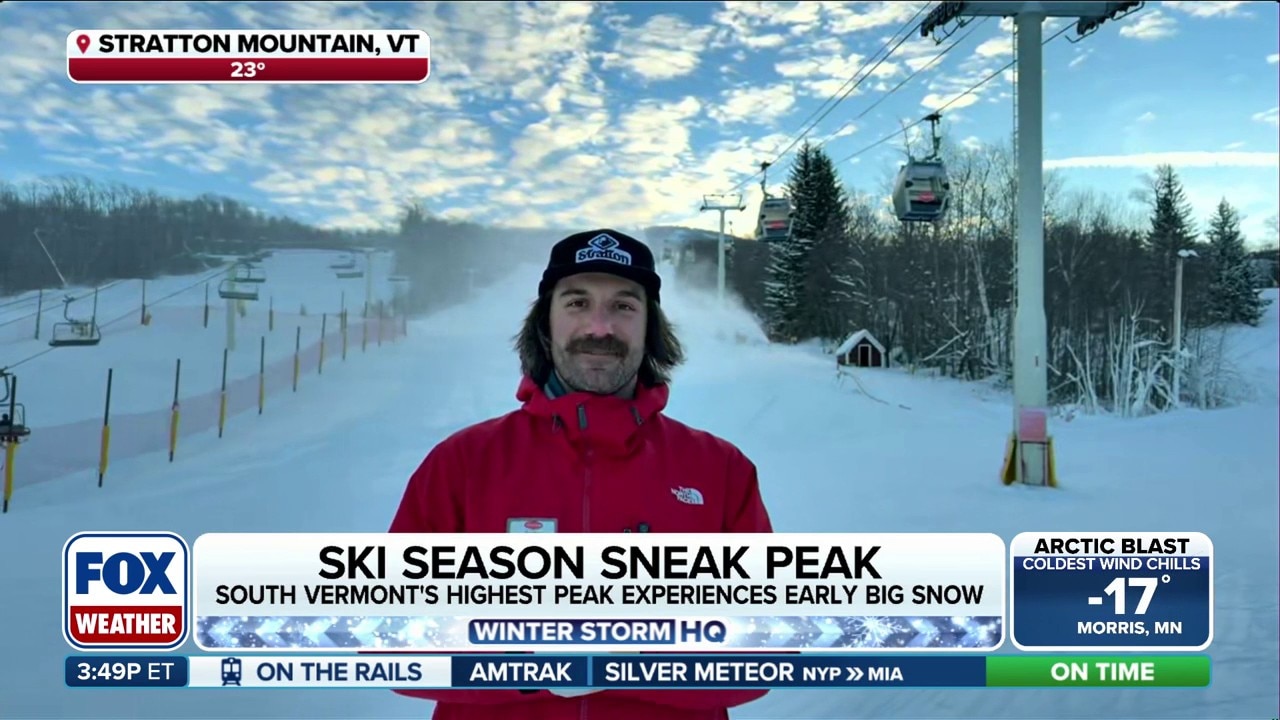 Sneak Peak at Ski Season at Stratton Mountain in Southern Vermont