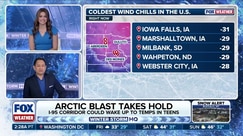 Cold air settles across U.S. driving record-breaking subzero temperatures Midwest 