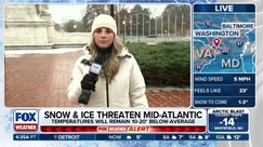 First flakes of season fly across Washington, D.C. 