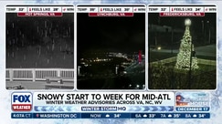 Second round of snow for Virginia, North Carolina, amid active start to winter