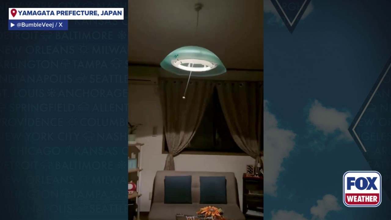 Shaking from massive earthquake off the coast of Japan