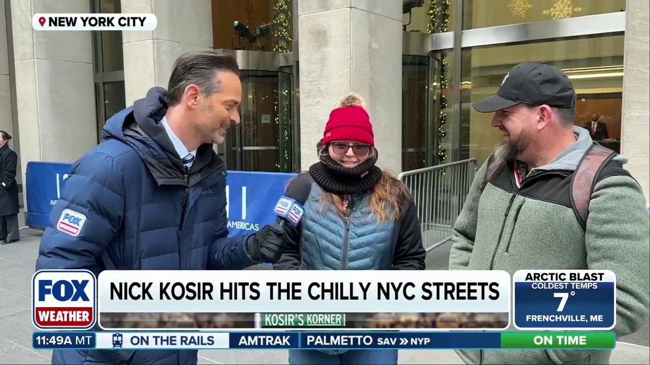 Arctic blast hits chilly New York City 