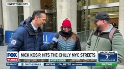 Arctic blast hits chilly New York City 
