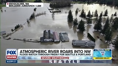 Powerful atmospheric river slams Pacific Northwest, triggers major river flooding