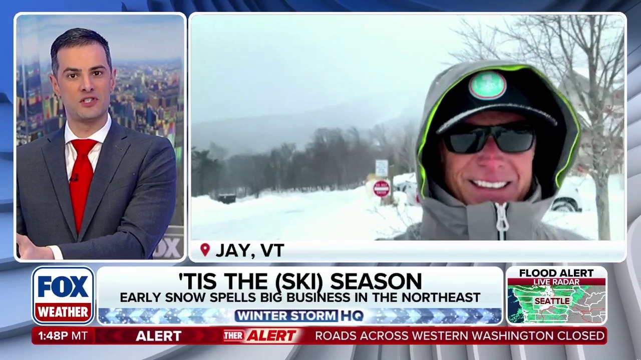 Jay Peak Resort President Steven Wright joins FOX Weather after an arctic blast covered the area with snow to kick off the ski season 