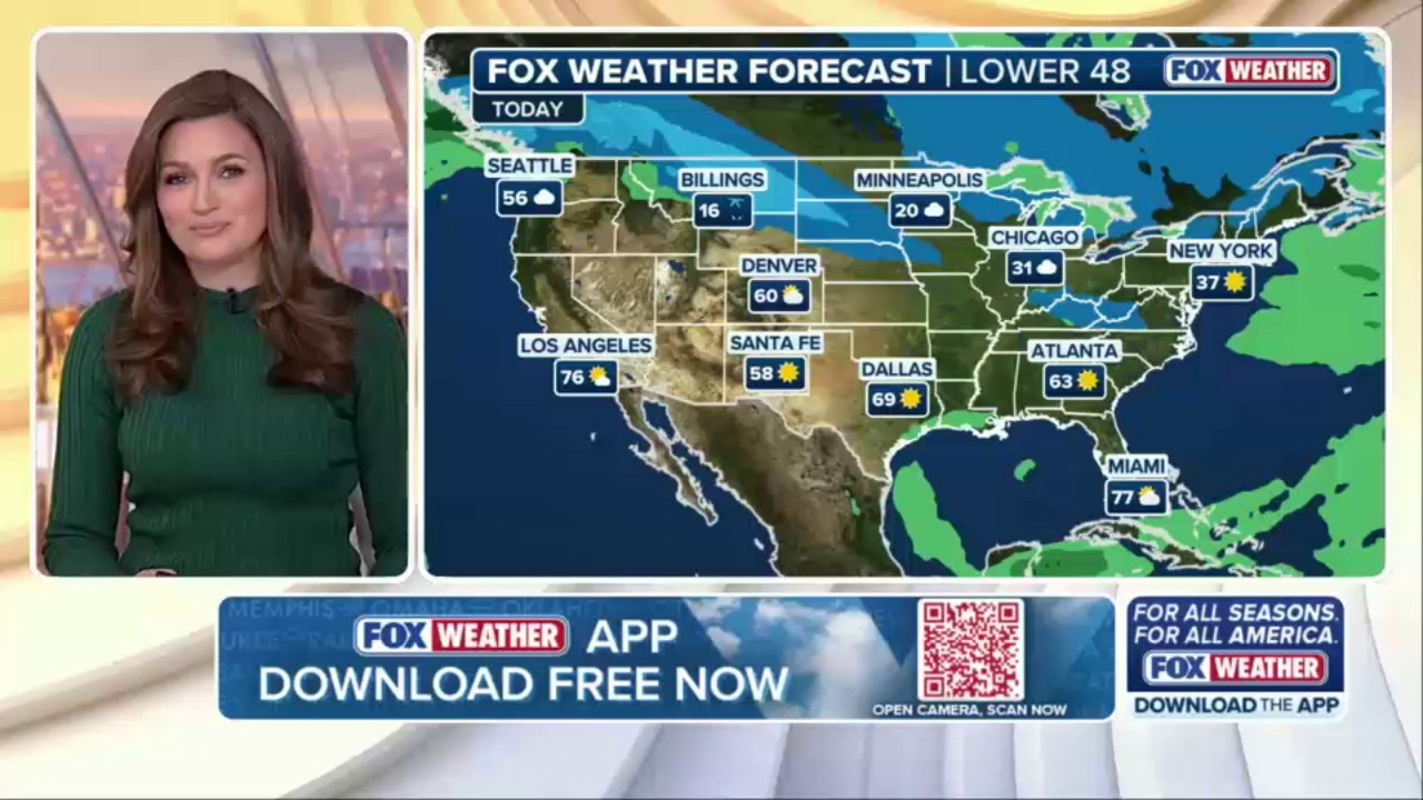 Weather in America: December 12, 2025