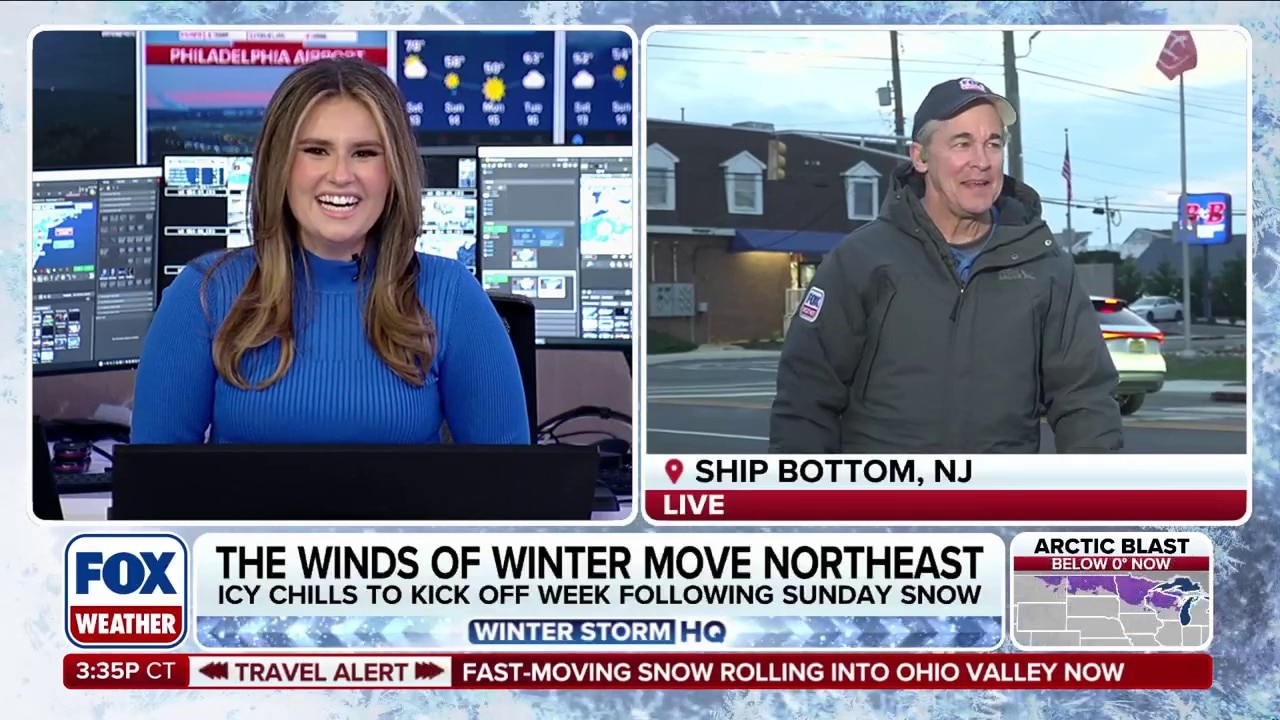 HURRICANE HQ: A live look from the Jersey Shore as millions along the East Coast brace for the winds of winter