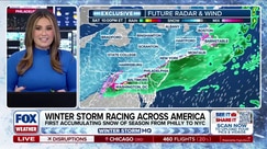 Winter storm racing across America could bring first Snow Of The Season To Millions