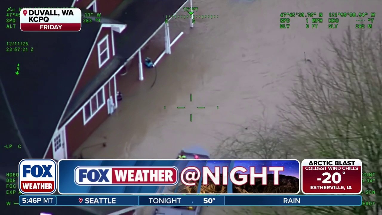 Another atmospheric river is set to slam Washington