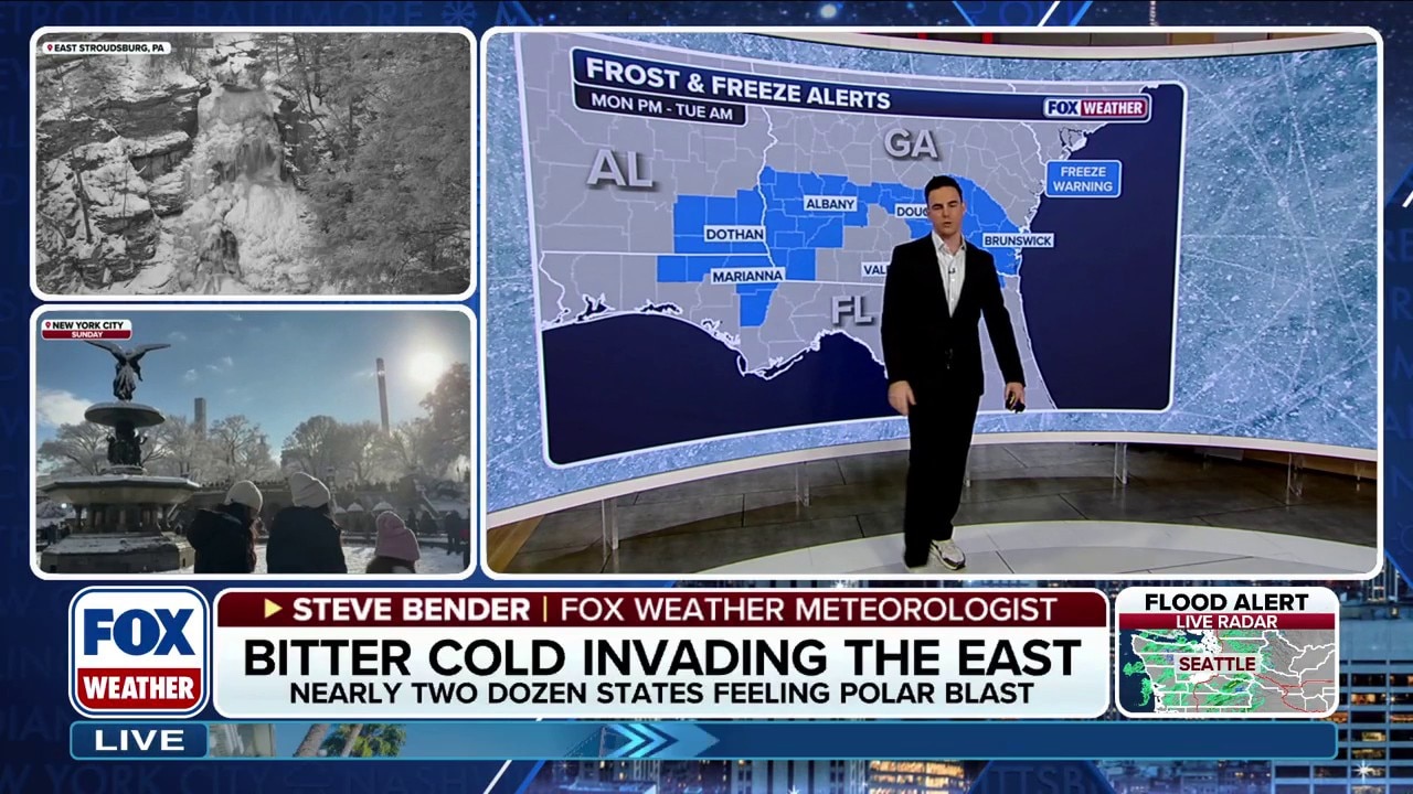 Arctic blast hits the Northeast U.S.
