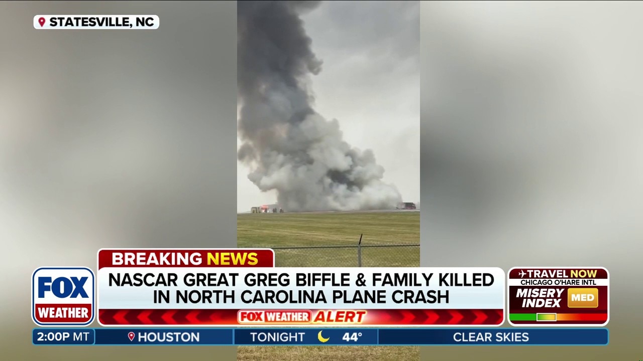 NASCAR great Greg Biffle and family die in North Carolina plane crash