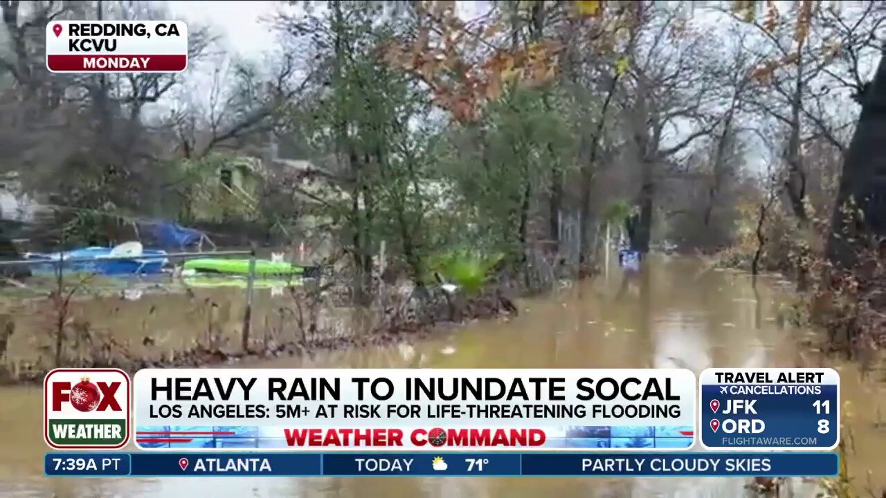Watch Much of California under flood watch through Friday as storm ...